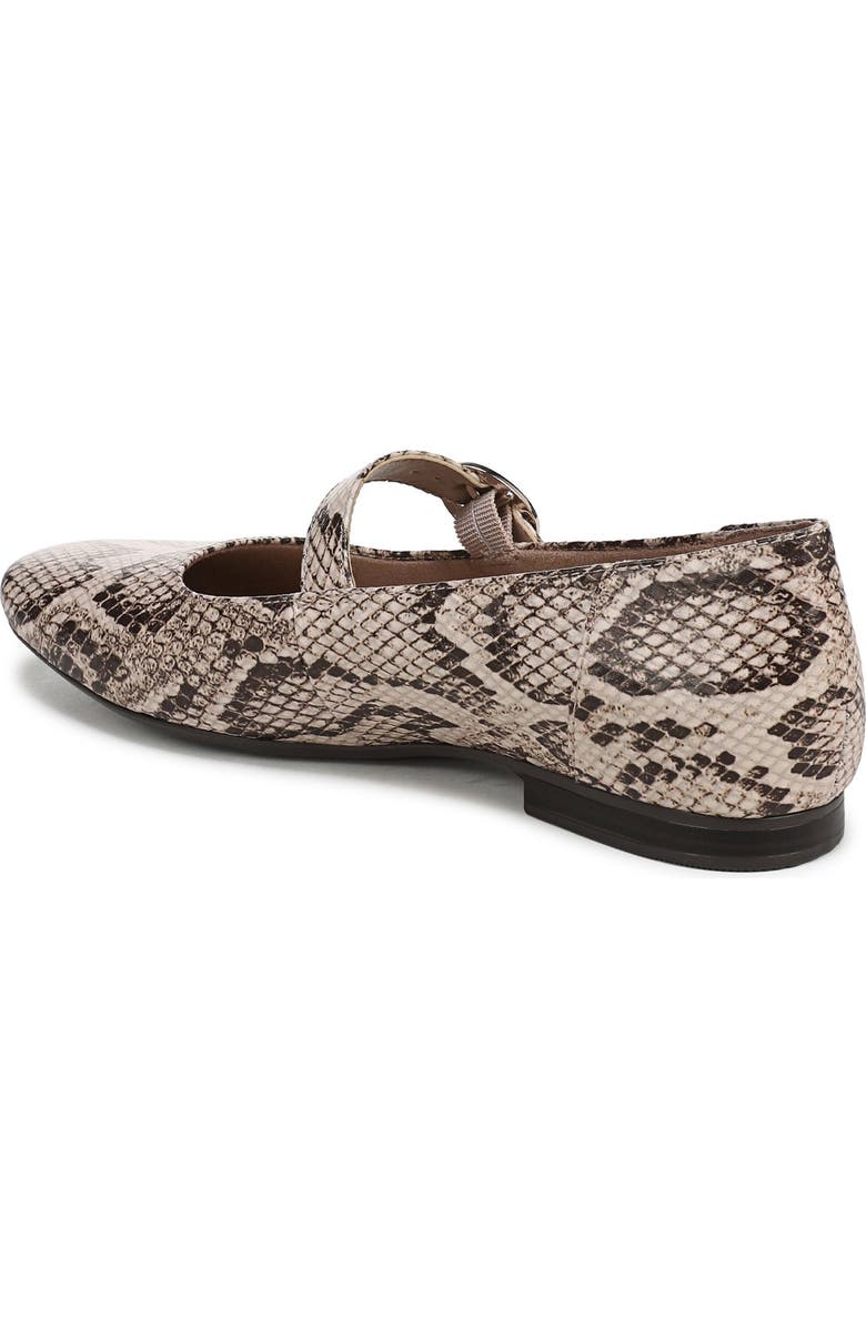 Naturalizer Kelly Mary Jane Flat, Alternate, color, Beige Snake Print Faux Leather