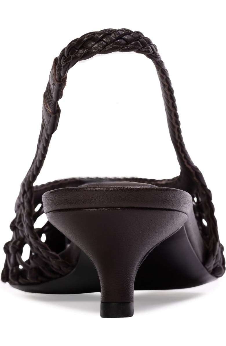 BLACK SUEDE STUDIO Maggie 35 Pump, Alternate, color, Black Coffee Leather