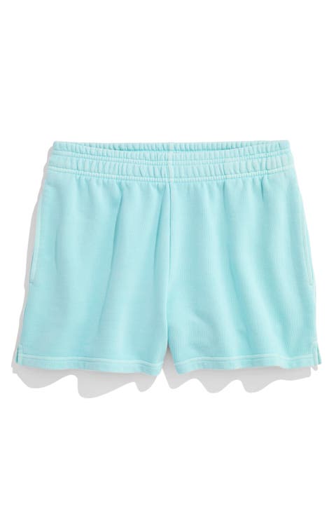 Kids' Garment Dyed Cotton Sweat Shorts