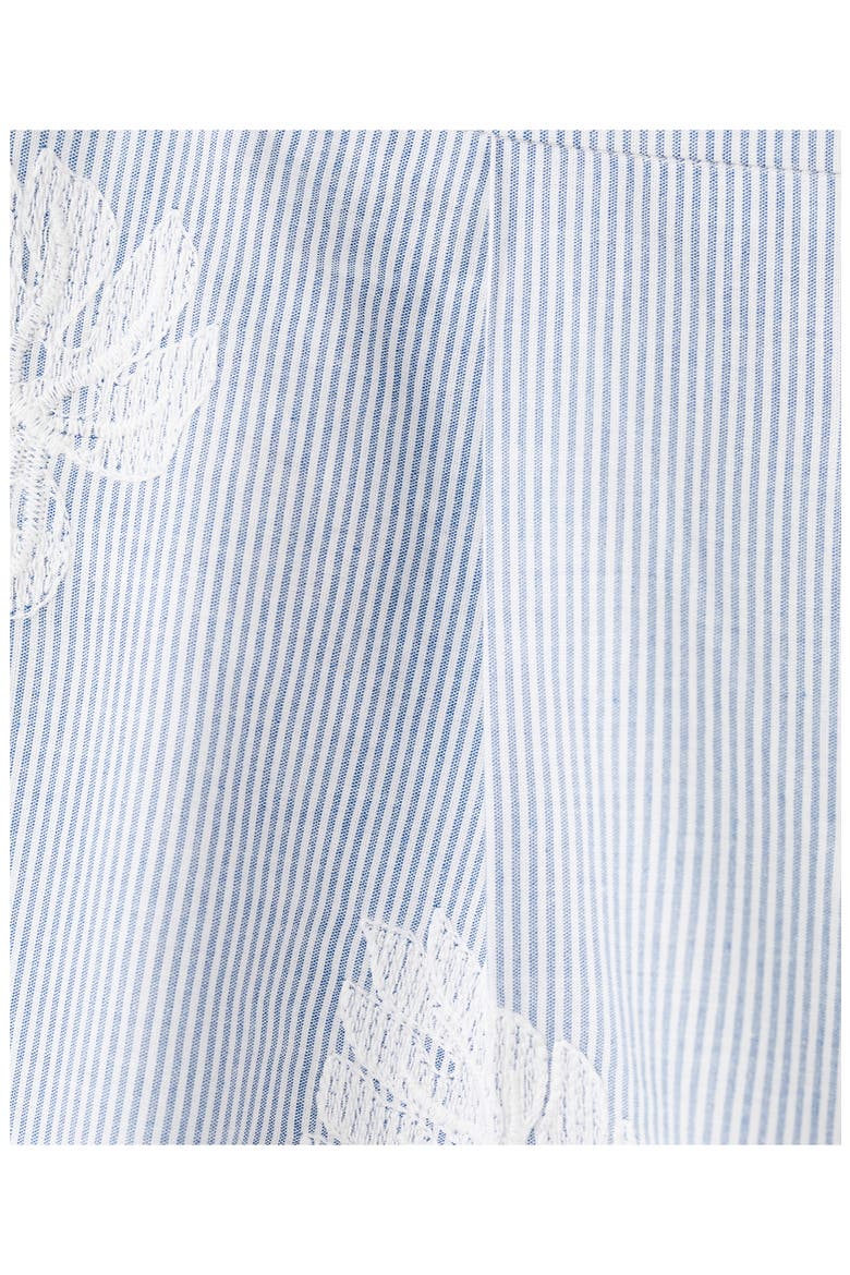 Embroidered Stripe Pants, Alternate, color, BLUE