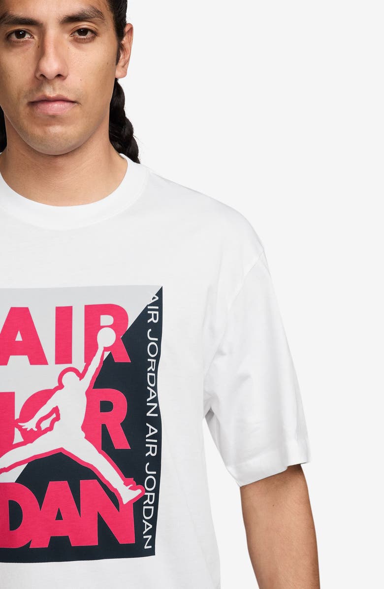 Jordan Air Jordan Cotton Graphic T-Shirt, Alternate, color, White