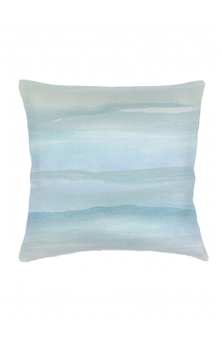 Anaya Cool Sunset Linen Euro Pillow 26x26 with Down Alternative Insert, Main, color, Cool Sunset