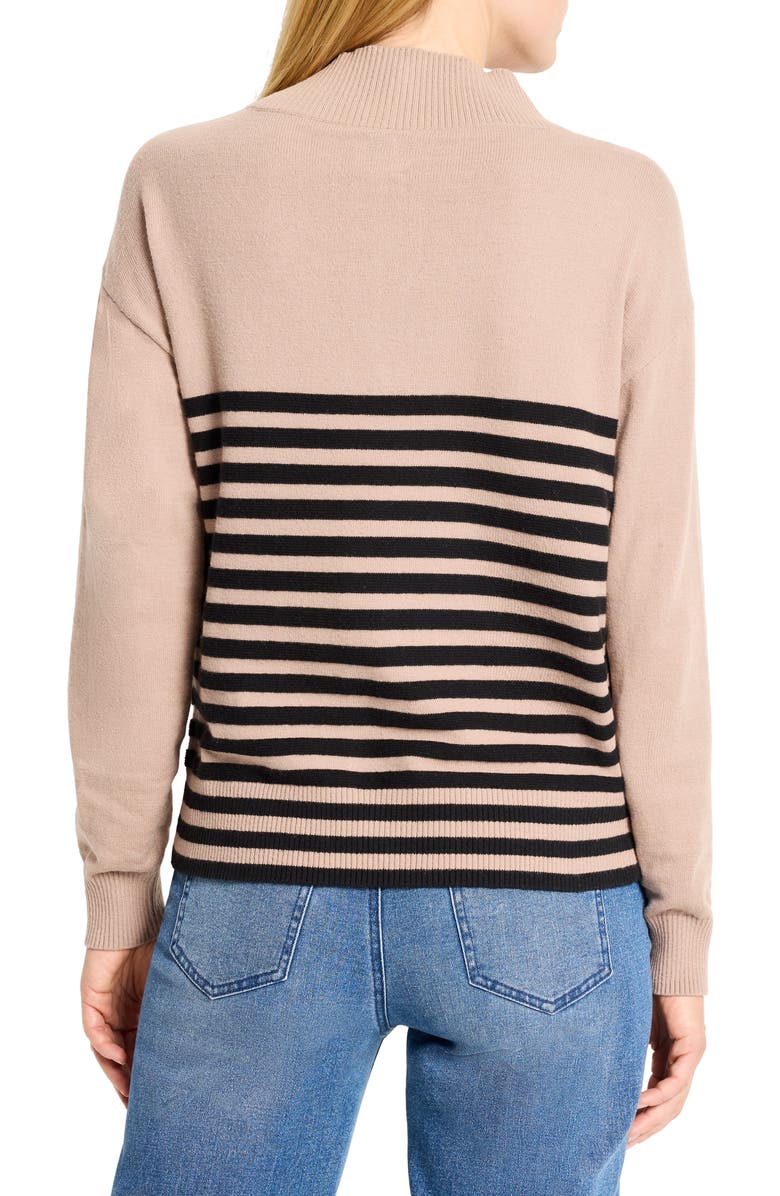 NIC+ZOE Quarter Zip Sweater, Alternate, color, Neutral Multi