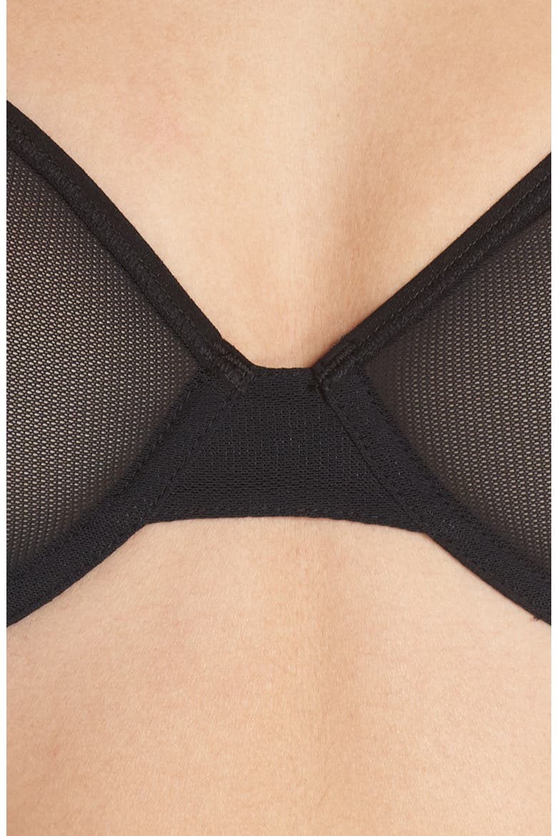 Sieve Demi Bra, Alternate, color, BLACK
