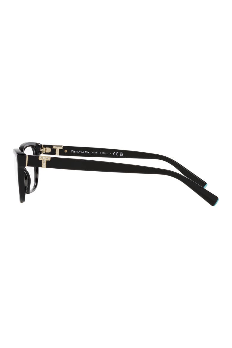 54mm Pillow Optical Glasses, Alternate, color, BLACK