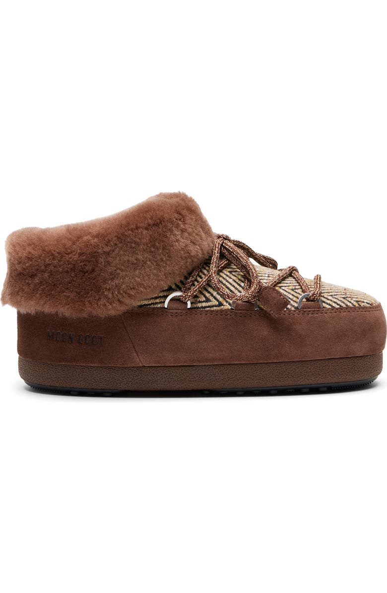 Moon Boot<sup>®</sup> x Guest In Residence EVX Chalet Faux Fur Trim Mule, Alternate, color, Cocoa