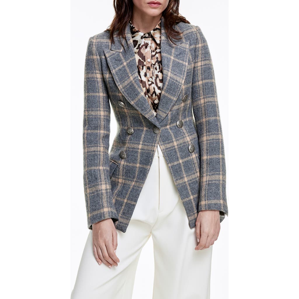 Smythe Plaid Wool Blazer In Multi
