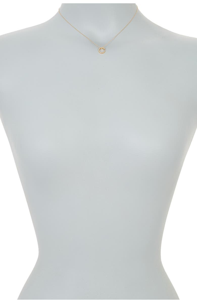 RON HAMI Large Diamond Letter Slider Necklace - Multiple Letters Available, Main, color,