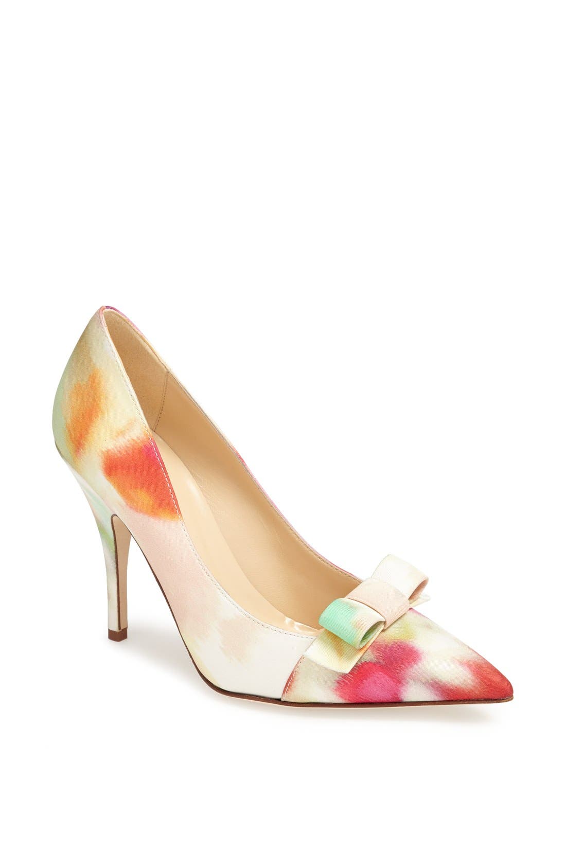 kate spade 'lilia' pump, Main, color, GIVERNY FLORAL PRINTED FABRIC