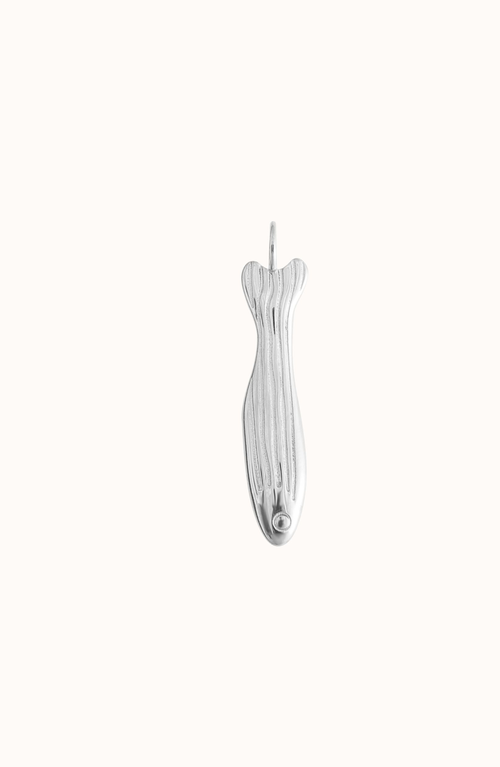 Joiana Jewelry Sardine Charm In Silver