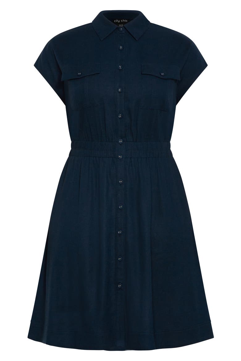 Antonella Shirtdress, Alternate, color, NAVY