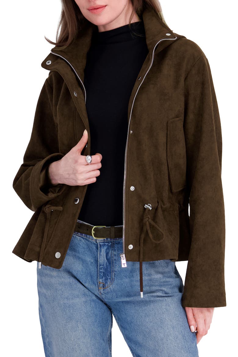 Ruby Faux Suede Jacket, Alternate, color, CHO