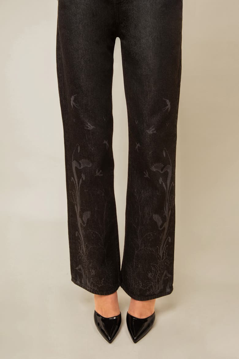 Tarot Relaxed Wide-Leg Dark Denim Jean, Alternate, color, Dark Denim