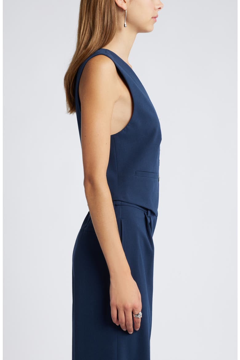 Tailored Vest, Alternate, color, NAVY BLAZER
