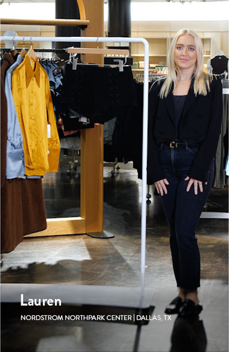 Cloe Lace-Up Leather Shorts, sales video thumbnail