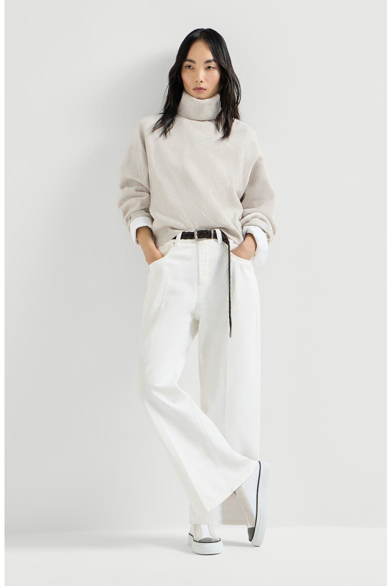 Contemporary Square trousers, Alternate, color, Ivory