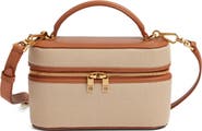 Saint Laurent Gaby Canvas & Leather Vanity Case