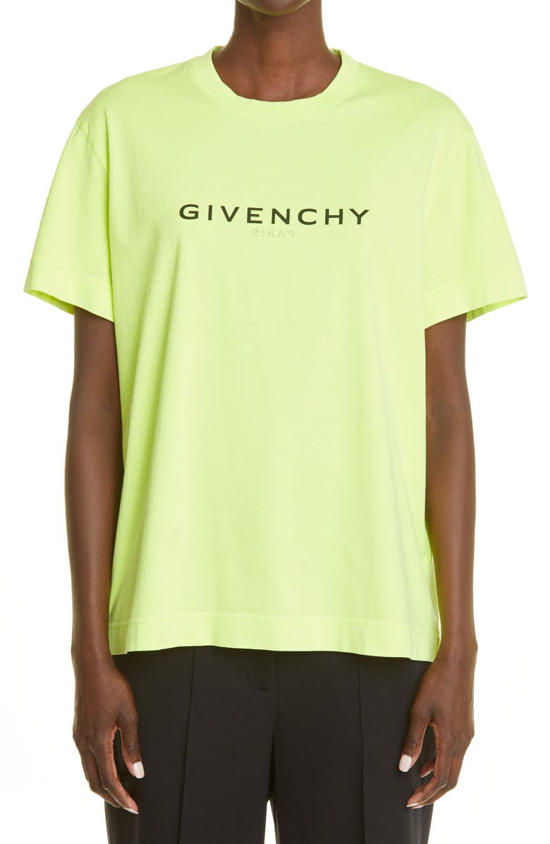Givenchy Reverse Logo Graphic Tee, Main, color, 
