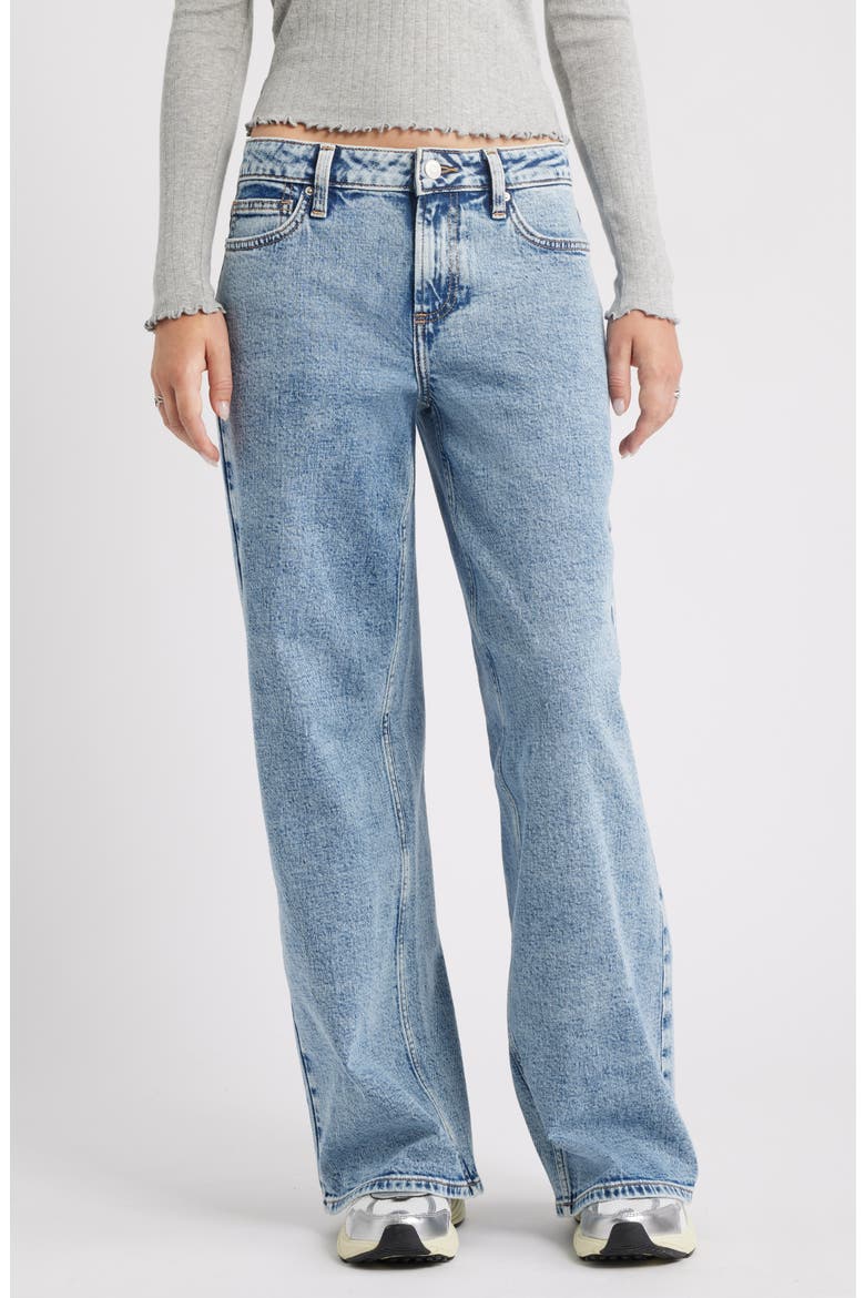 Low Rise Baggy Wide Leg Jeans, Main, color, WILSHIRE