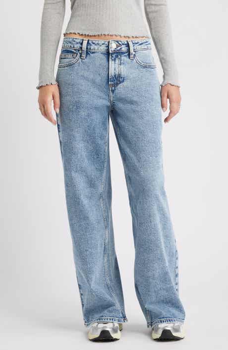 BP. Low Rise Baggy Wide Leg Jeans
