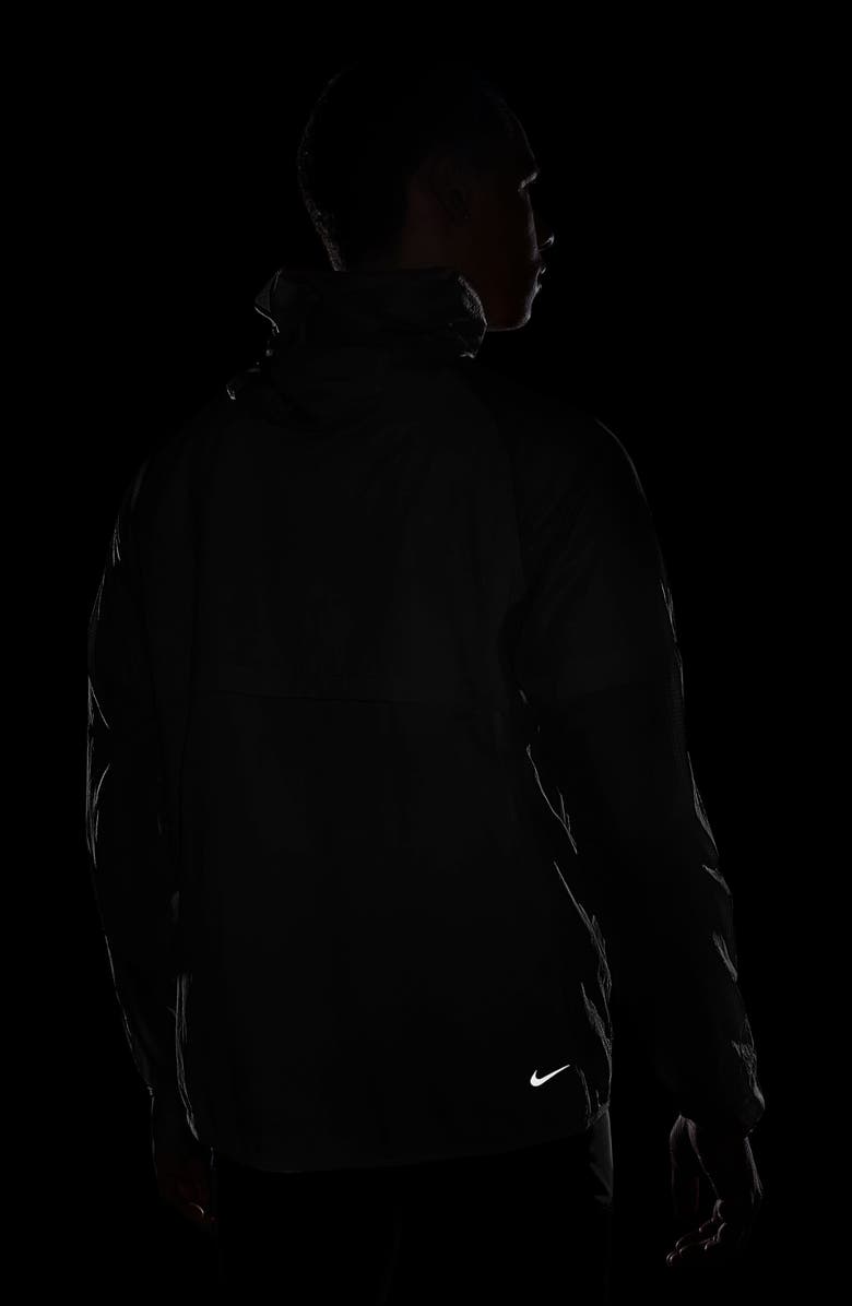 Nike Trail Aireez Water Repellent Hooded Running Jacket, Alternate, color, 