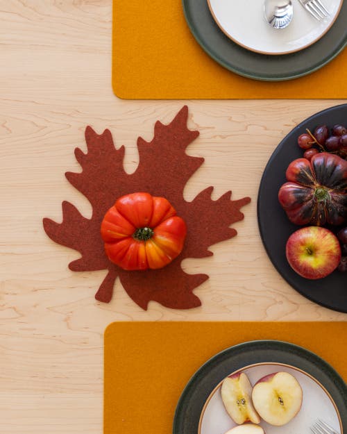 Graf & Lantz Graf Lantz Merino Wool Spooky Trivet In Brown