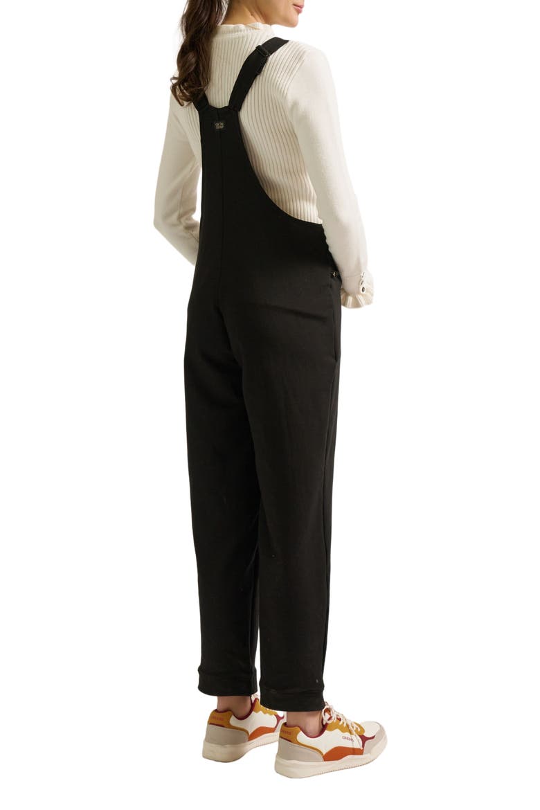 Audrey Maternity & Nursing Overalls, Alternate, color, Black