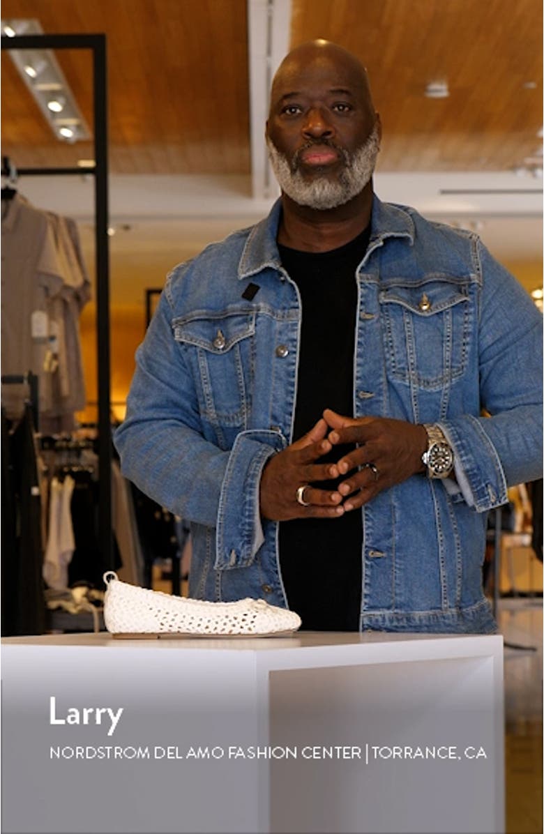 Frankie Crochet Ballet Flat, sales video thumbnail