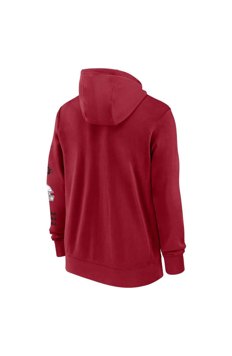 Nike Men's Nike Cardinal Arizona Cardinals Primetime Club Full-Zip Hoodie, Alternate, color, Cardinal