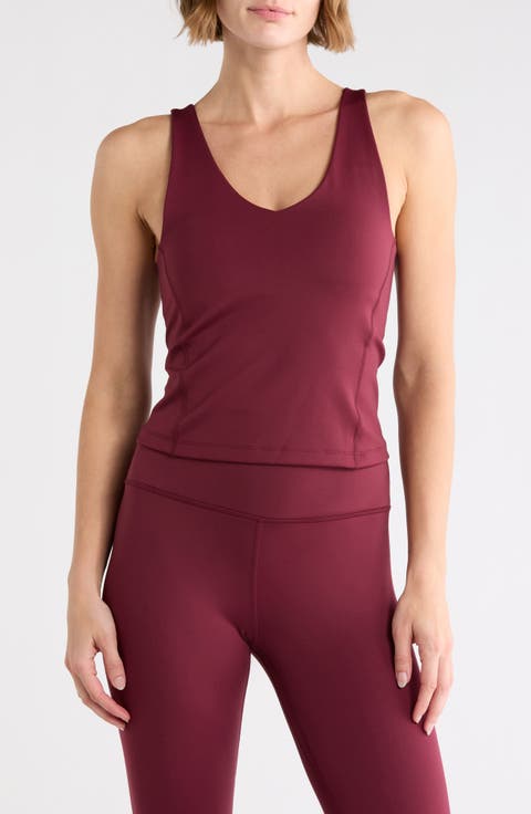 Air Glide V-Neck Performance Crop Tank