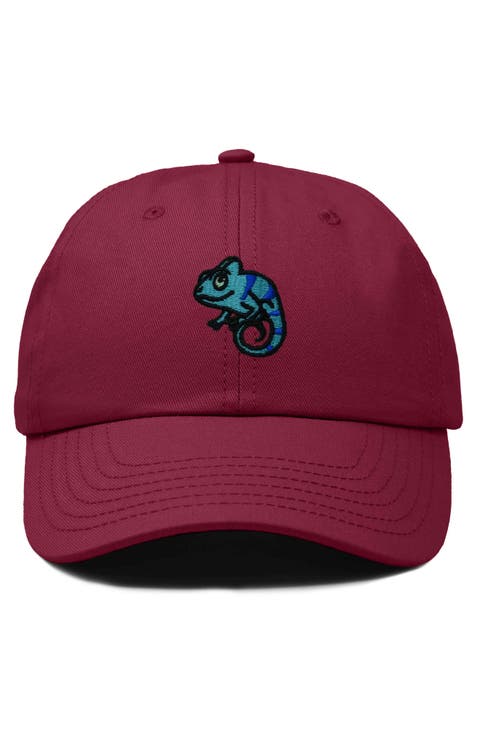 Chameleon Embroidered Dad Hat