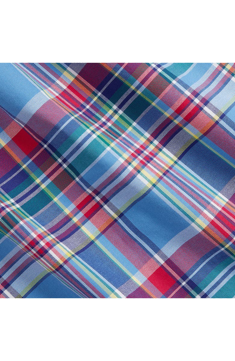 Polo Ralph Lauren Classic Fit Plaid Short Sleeve Button-Down Oxford Shirt, Alternate, color, Multi