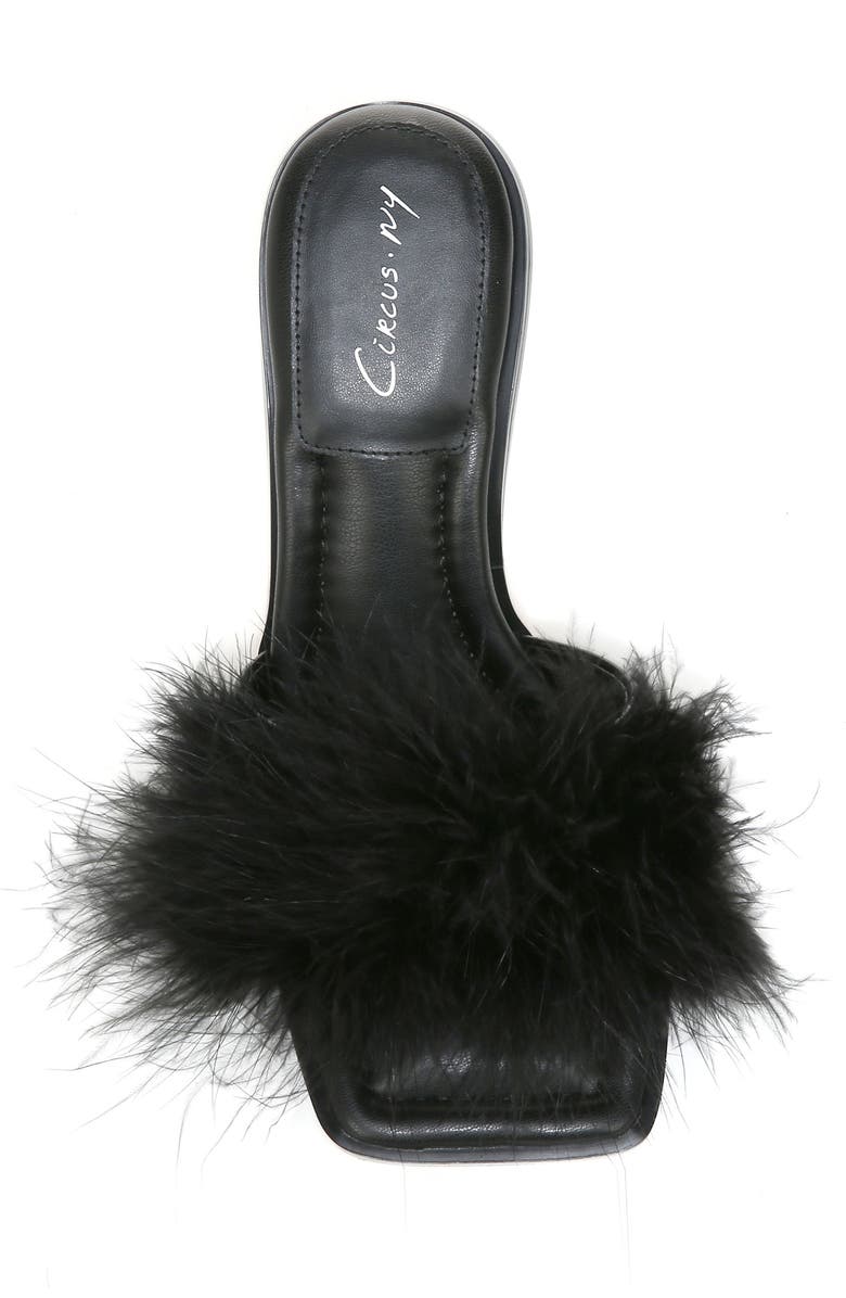 Circus NY by Sam Edelman Florence Feather Slide Sandal, Alternate, color,