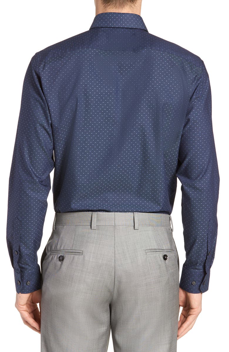 Calibrate Trim Fit Jacquard Dress Shirt | Nordstromrack