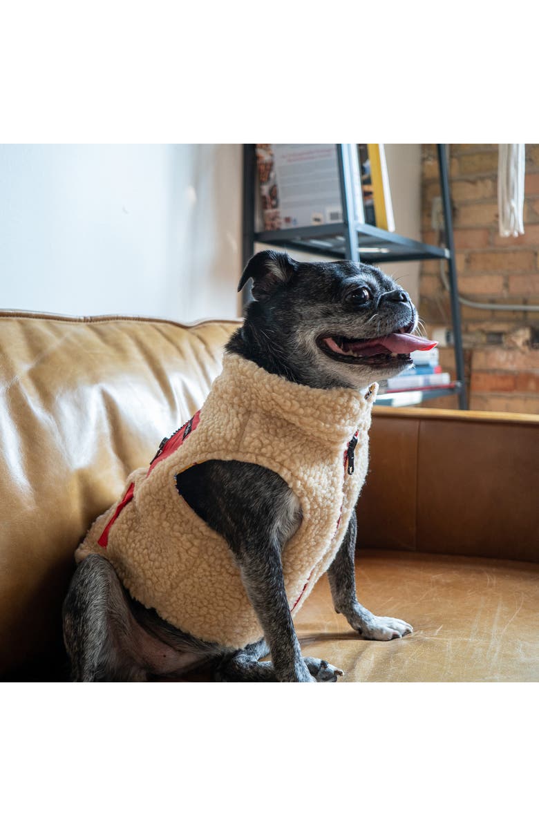 Lucy & Co. Reversible Teddy Fleece Dog Vest, Alternate, color, 