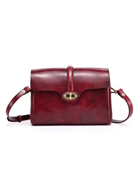 Laurel Genuine Leather Vintage Slim Crossbody