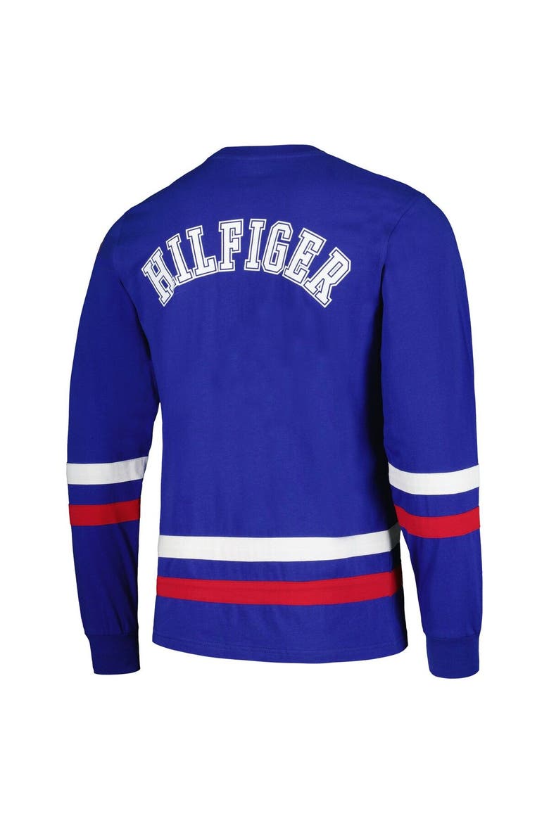 Men's Tommy Hilfiger Royal/Red New York Giants Nolan Long Sleeve T-Shirt, Alternate, color, Royal