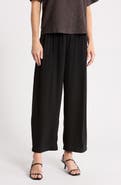 Eileen Fisher Silk Straight Leg Ankle Pants