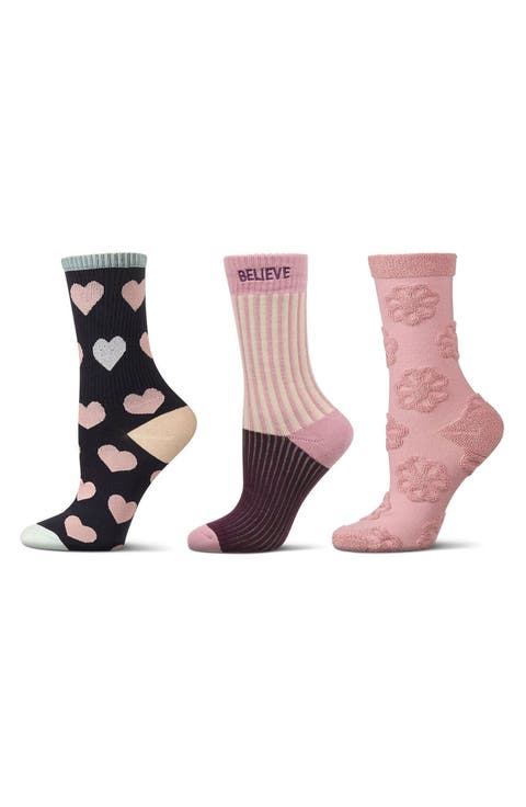 Assorted 3-Pack Crew Socks
