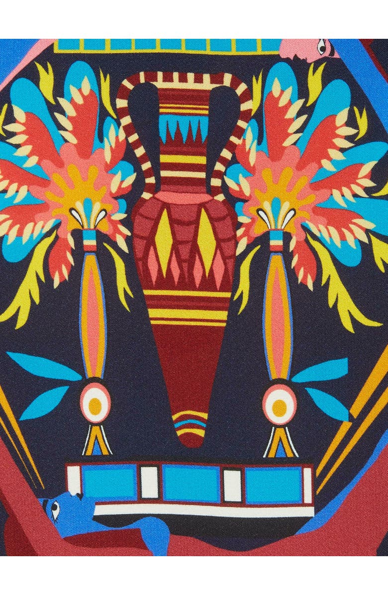 La DoubleJ Long Sleeve Swing Dress Nephthys Navy, Alternate, color, Nephthys Navy