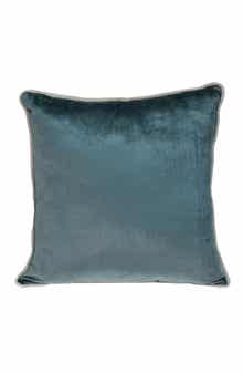 PARKLAND COLLECTION Maia Transitional Teal Throw Pillow
