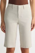 Lands' End Elastic Back Classic 12" Chino Shorts