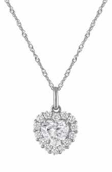 FZN 14K Gold Lab Grown Diamond Pendant Necklace