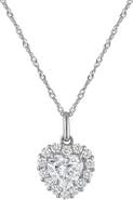 FZN 14K Gold Lab Grown Diamond Pendant Necklace
