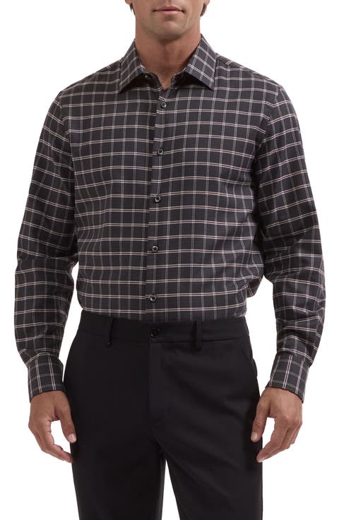 Julian Plaid Cotton and Cashmere Shirt