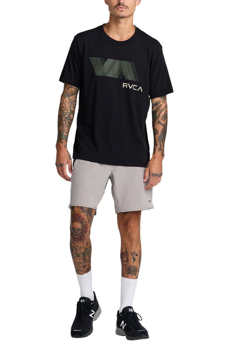 RVCA VA Blur Performance Graphic T-Shirt, Alternate, color, Black2