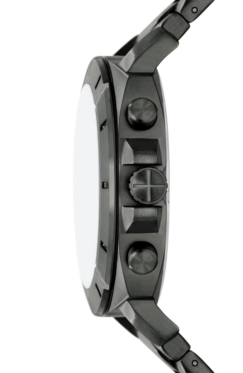 Fossil Privateer Chronograph Smoke Stainless Steel Watch, Alternate, color,
