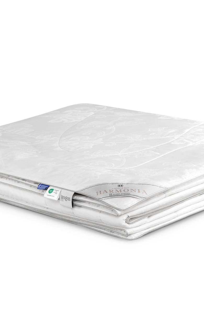 Togas Harmonia kapok silk comforter, Alternate, color, White