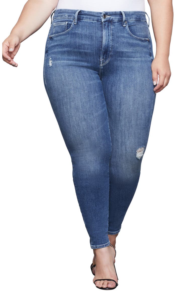 Good Legs High Waist Skinny Jeans, Alternate, color, BLUE341
