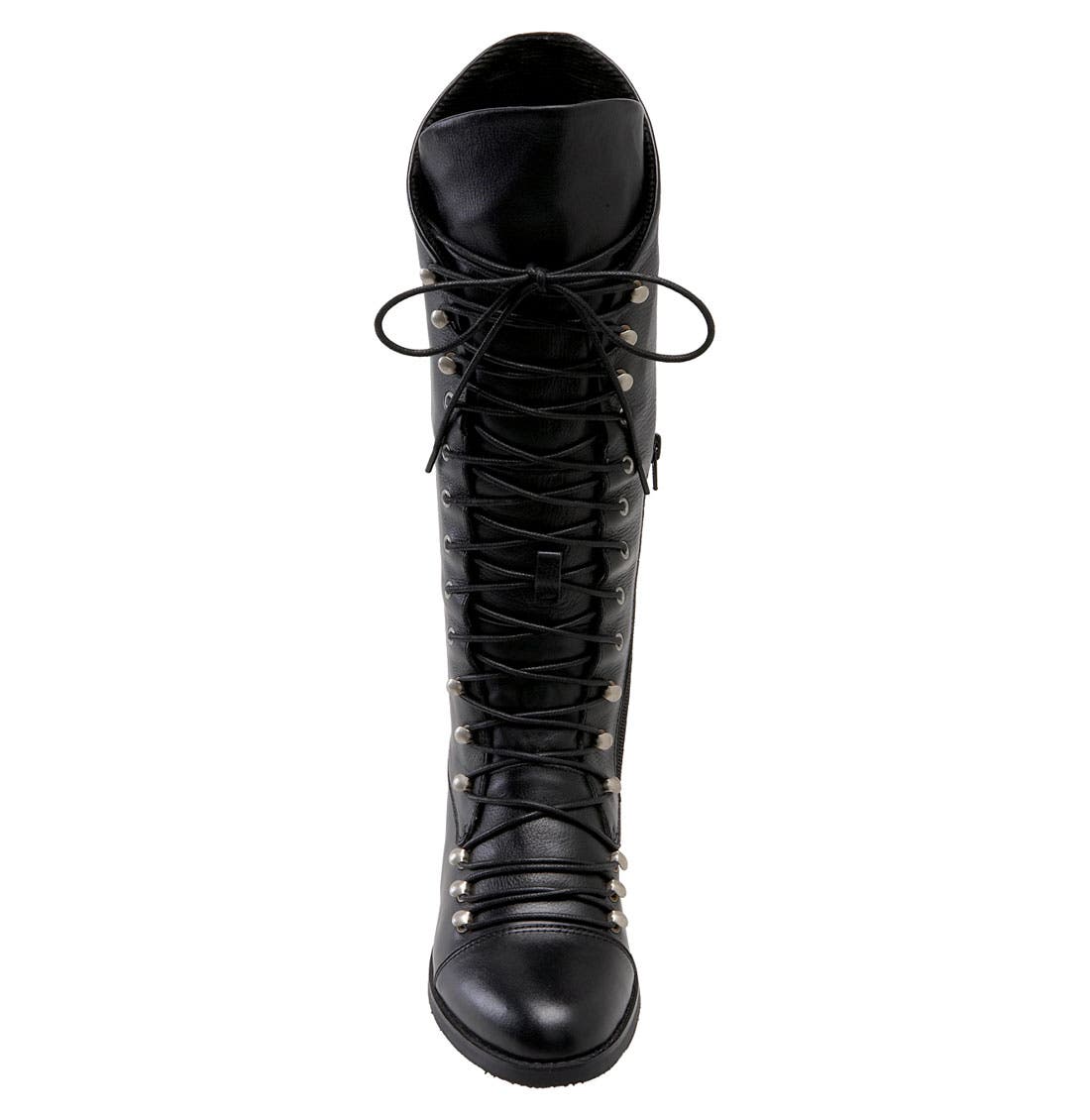'Hannah' Boot, Alternate, color, BLACK